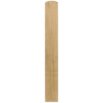 Oak Plain Newel Post Half 120mm