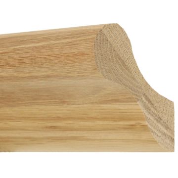 Oak Pigs Ear Moulded Handrail 4200mm