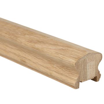 Oak TR Handrail 4200mm - 41mm Groove with Infill