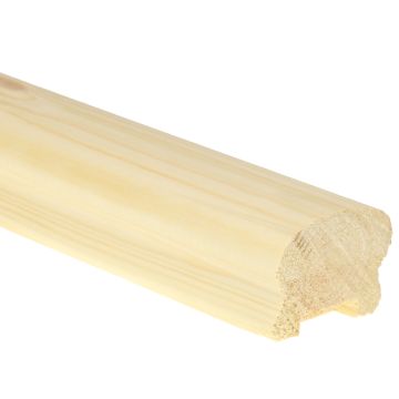 Pine Cottage Loaf Handrail 4200mm - 41mm Groove with Infill