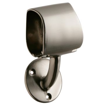 Brushed Nickel Rail-In-A-Box Intermediate Bracket