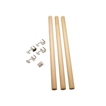Axxys Rail in a Box - Oak & Chrome Set