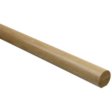 Fusion White Oak Round Handrail