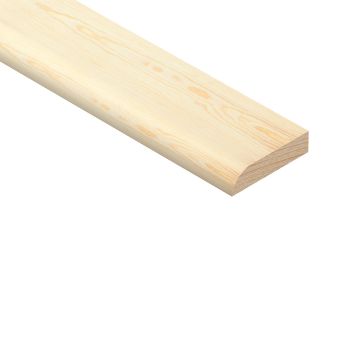 Pine Round One Edge Pine Cover Moulding 2400mm x 9mm x 34mm