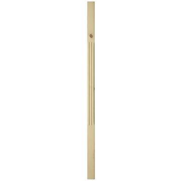 Richard Burbidge Trademark Pine Stop Chamfered Fluted Spindle 41mm x 1100mm