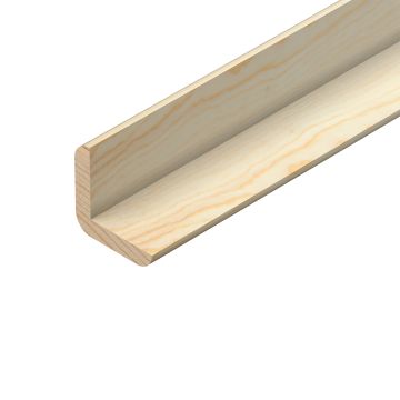 Pine Cushion Corner Angle Moulding 40mm x 40mm x 2400mm