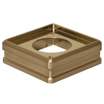 Solution Brushed Nickel Newel Base Connector
