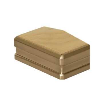 Solution Hemlock & Brushed Nickel Cap Half