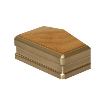Solution White Oak & Brushed Nickel Cap Half