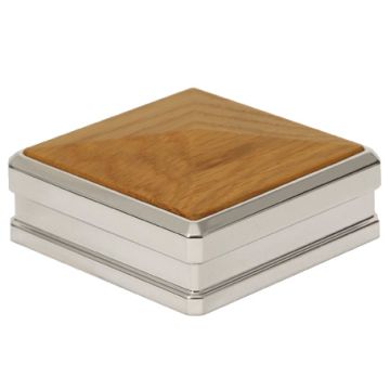 Solution White Oak & Chrome Cap