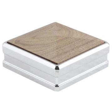 Solution Walnut & Chrome Cap