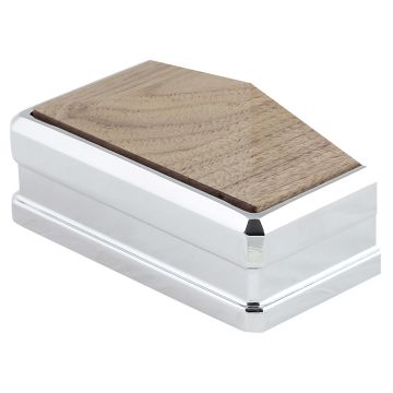 Solution Walnut & Chrome Half Cap
