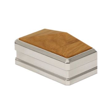 Solution White Oak & Chrome Cap Half