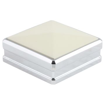 Solution White Primed & Chrome Cap