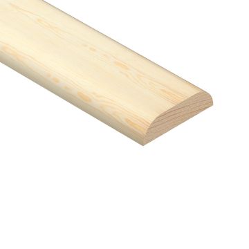 Pine Twice Round Cover Moulding 2400mm x 12mm x 45mm