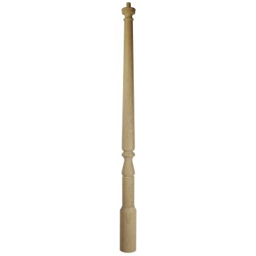 Richard Burbidge Trademark Oak Tulip Volute Newel Post 90mm