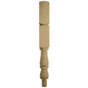 Richard Burbidge Trademark Oak Tulip Double Block Newel Post 90mm