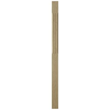Richard Burbidge Trademark Oak Stop Chamfered Fluted Newel Post 1500mm x 90mm
