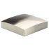 Forge Brushed Nickel Flat Cap 90mm