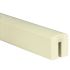 White Primed Handrail Grooved for 8mm Glass