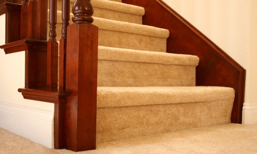 Carpet on a staircase