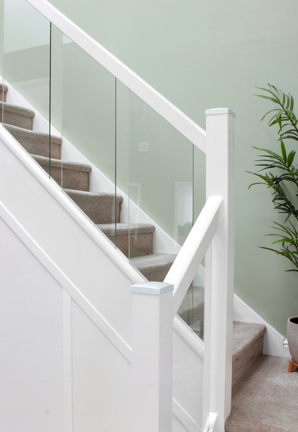 White Primed & Glass
