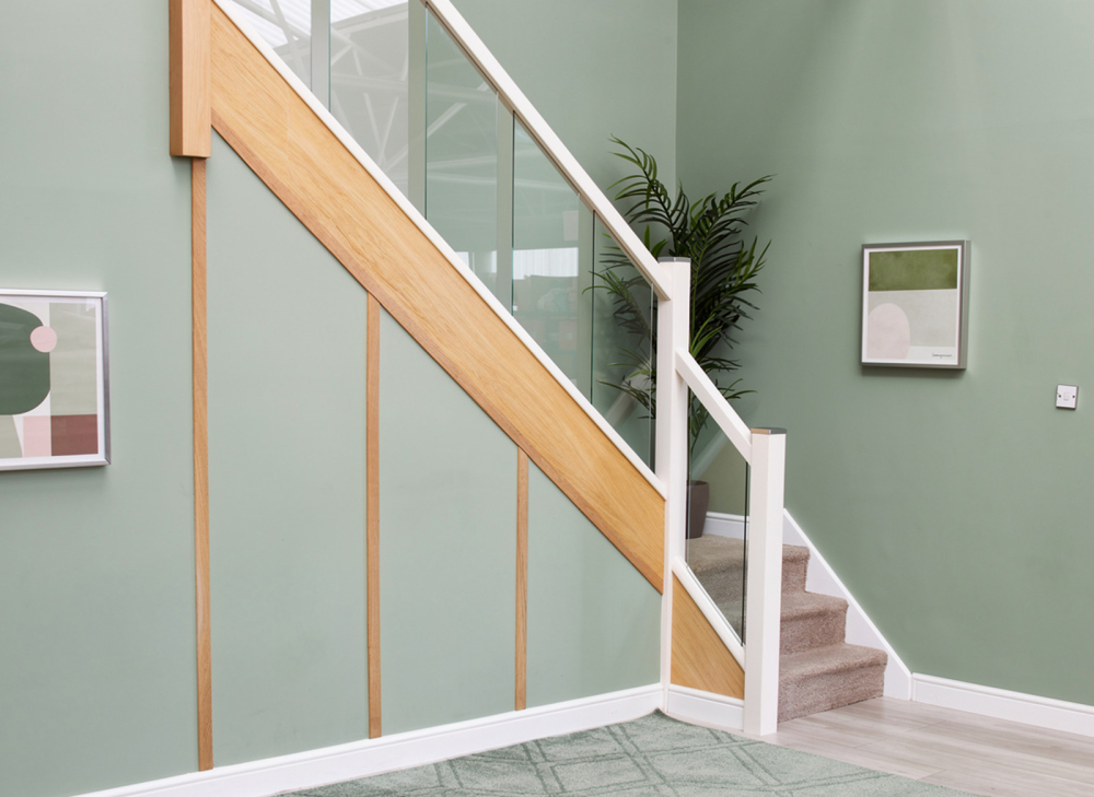 White Primed & Glass