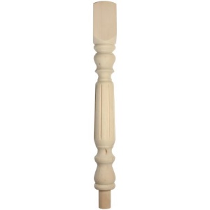 Hemlock Fluted Continuous Newel Post from Jackson Woodturners