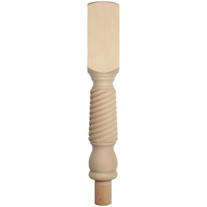 Hemlock Barley Twist Winder Newel Post