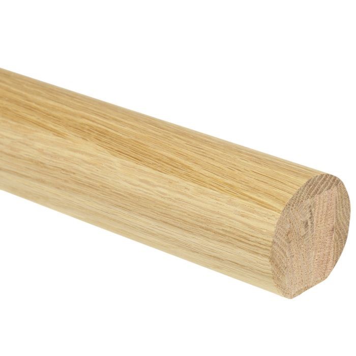 Oak Round Mopstick Handrail 2.4mtr
