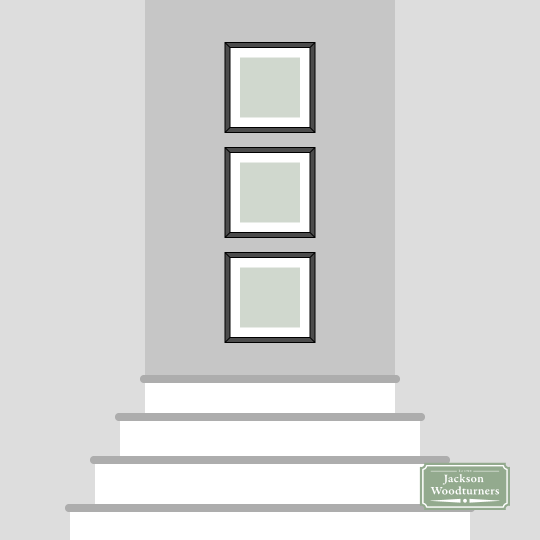top of stairs