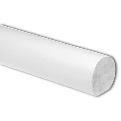 White Primed Mopstick Handrail 2.4mtr