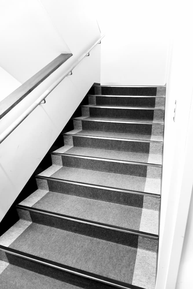 metal staircase