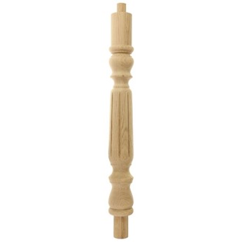 Oak Fluted Continuous Newel Post