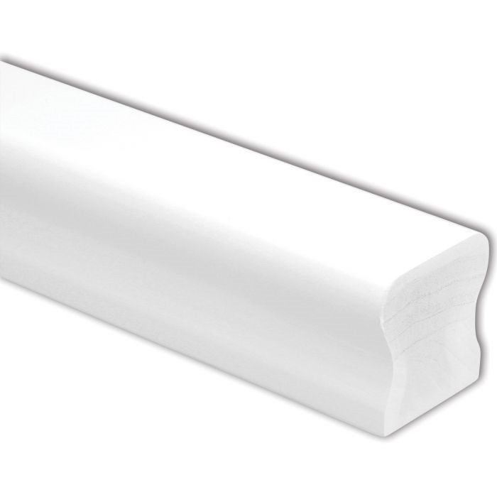 white primed handrail